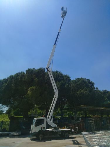 Plataforma elevatória montada em trator - SCA23 HE+H - Safi Group srl - com rodas / montada em caminhão / para agricultura