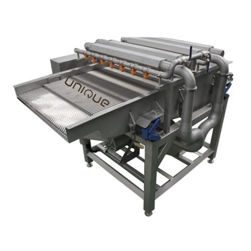 Lavadora de alimentos para tâmaras - Zibo Unique Machinery Co., Ltd. - automática / vibratória / de ar