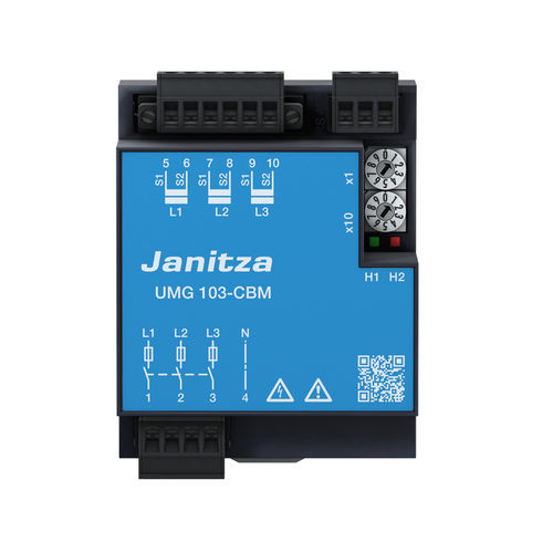 Instrumento de medição de qualidade da energia - UMG 103-CBM - Janitza electronics GmbH - de potência / parâmetros elétricos / industrial