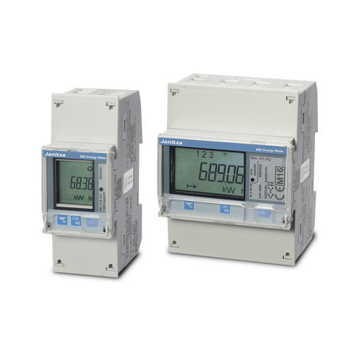 Medidor de energia elétrica certificado MID - B series - Janitza electronics GmbH - monofásico / trifásico / ModBUS RTU