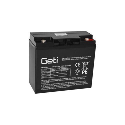 Bateria de chumbo-ácido - GETI - monobloco / 12 V / para inversor