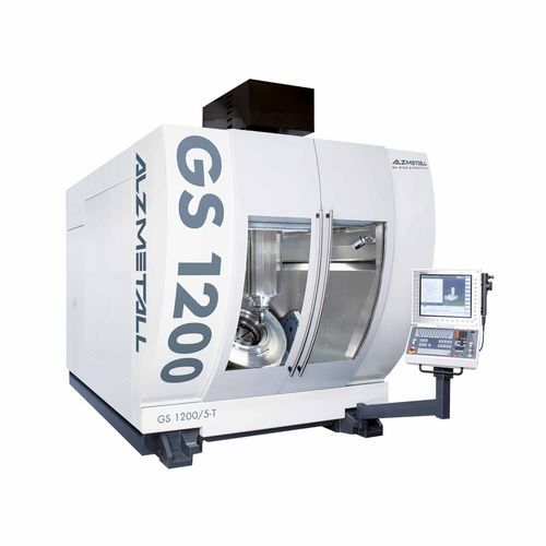 Centro de usinagem CNC de 3 eixos - GS 1200/5-T - Alzmetall - vertical / tipo pórtico / com mesa rotativa