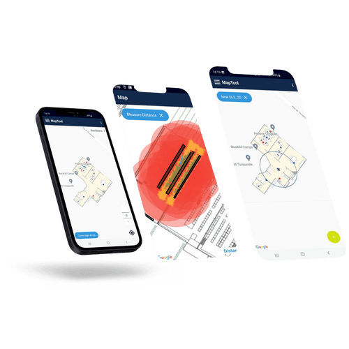 Aplicação móvel para mapeamento - Ubudu SAS - para infraestruturas / Android