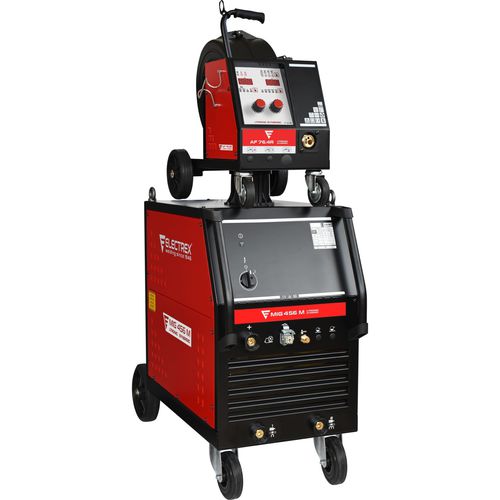 Máquina de solda MIG-MAG - 456 M LTRONIC SYNERGIC - electrex - trifásica / eletrônica / com alimentador de fio separado