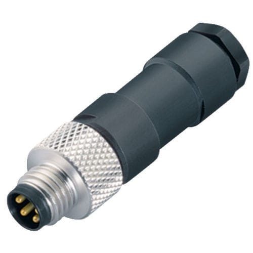 Conector de alimentação elétrica - 99 3379 00 03 - binder USA - DIN / macho / de parafuso