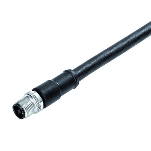 Conector de alimentação elétrica - 77 0629 0000 50704-0200 - binder USA - DIN / sobreinjetado / em T