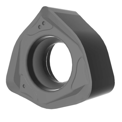 Pastilha de corte de fresagem - VAPOR™ Tri-X2 - Dapra Milling Solutions - para ferro / para aço / para aço inoxidável