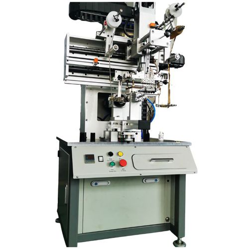 Máquina de estampagem a quente eletropneumática - Shenzhen xinzhong plastic - para grande área de impressão / manual / mecânica