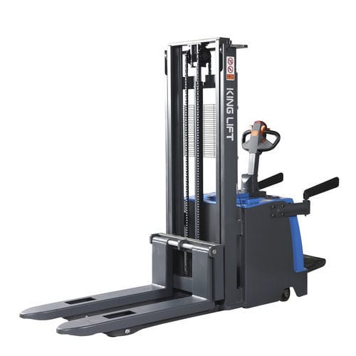 Empilhadeira patolada elétrica - KLD-EA/EC - JIANGSU KING-LIFT EQUIPMENT.,LTD. - para operador a bordo em pé / de transporte / para armazém