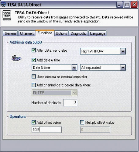 Software de medição - DATA-DIRECT - TESA Technology - de criação de laudos / de criação / de gestão de dados