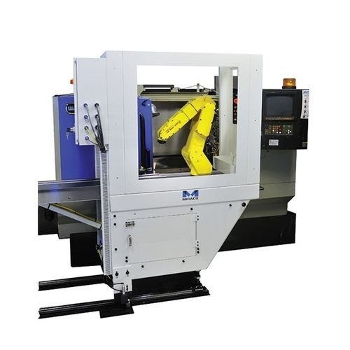 Sistema de carregamento robótico - FRCFAN200iC/5L - MIDACO Corporation