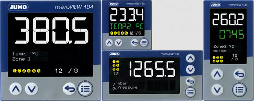 Indicador de processo - meroVIEW - JUMO Process Control, Inc. - de temperatura / digital / analógico