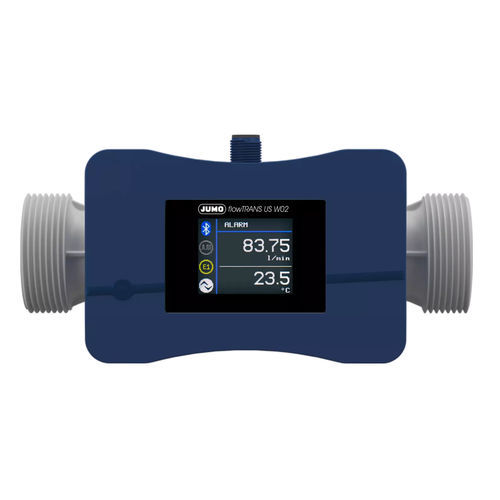Medidor de vazão ultrassônico - flowTRANS US W02 - JUMO Process Control, Inc. - volumétrico / em material plástico / RS485