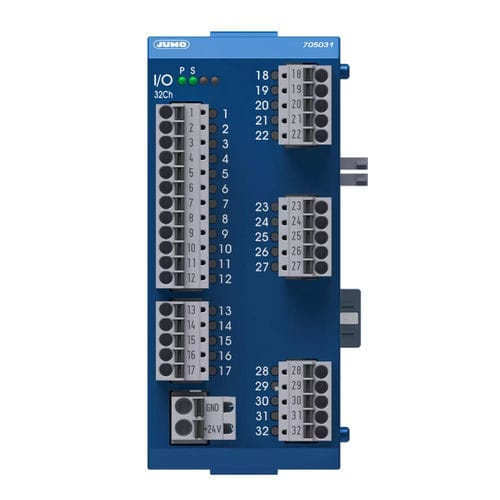 Módulo E/S digital - 705031 - JUMO Process Control, Inc. - Ethernet / multicanal / com 32 saídas digitais