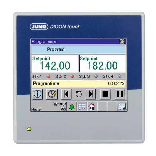 CLP integrado - DICON  - JUMO Process Control, Inc. - em trilho DIN / saídas / RS485