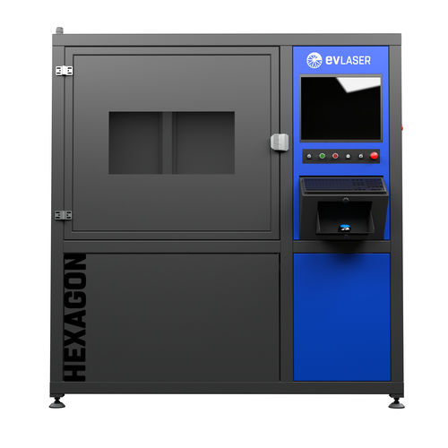 Máquina de gravação e marcação a laser de fibra - HEXAGON - Evlaser srl - a laser CO2 / a laser Nd-YAG / para metais