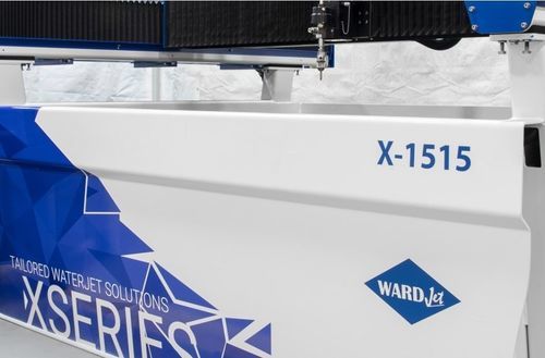 Sistema de corte com jato de água abrasivo - X-1515 - WARDJet Waterjets - para metais / para plásticos / para madeira