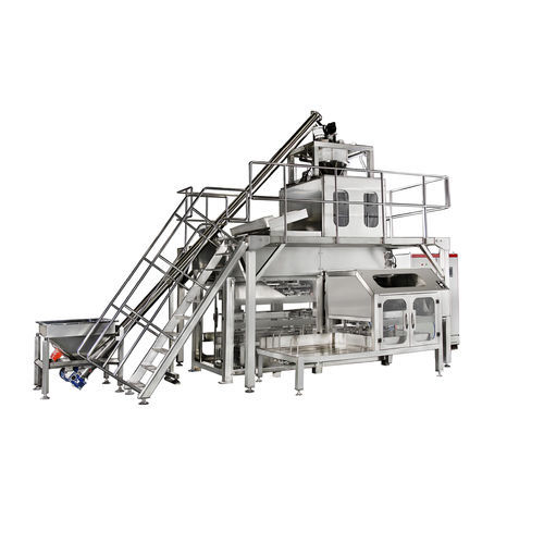 Máquina embaladora automática - Js-6c-m - shanghai only packaging - a vácuo / para produtos em pó / para sacos