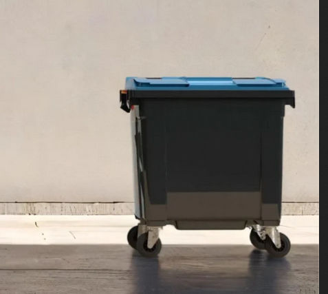 Lixeira em polietileno - I-COMPACT - para resíduos industriais / para resíduos domésticos / para resíduos urbanos