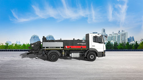 Caminhão com bomba de concreto montado em carreta - BSS 10-70 CS - BETONSTAR MAKINA SANAYI VE TICARET A.S. - para obras