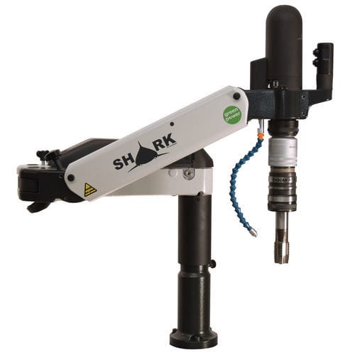 Máquina de rosquear elétrica - SHARK - ROSCAMAT® & 3ARM - by TECNOSPIRO MACHINE TOOL, S.L - com braço articulado / vertical / horizontal