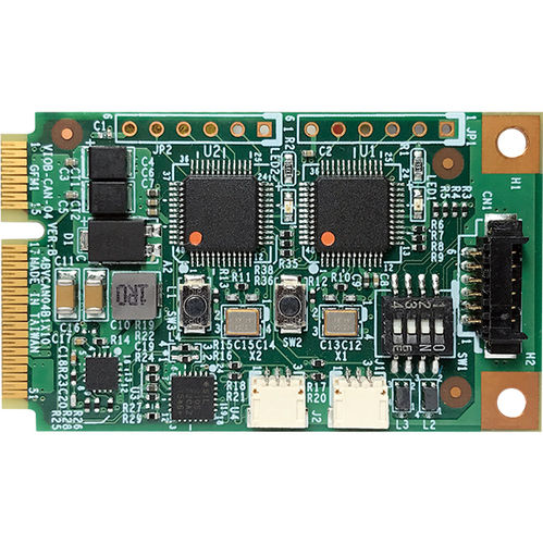 Módulo de interface CAN Bus 2.0 - VIOB-CAN-04-RAG - Nexcom - Mobile Computing Solutions - mini-PCIe