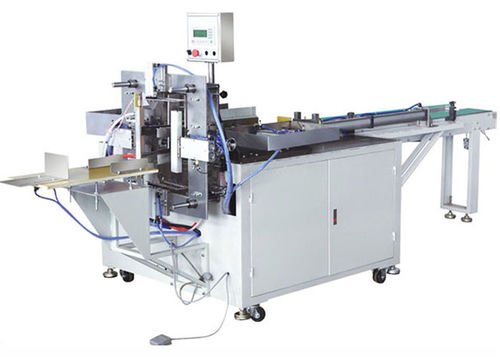 Máquina embaladora controlada por CLP - JN-D650 - Shandong Kingnow Machine Holding Co., Ltd. - semiautomática / horizontal / para toalhas em papel