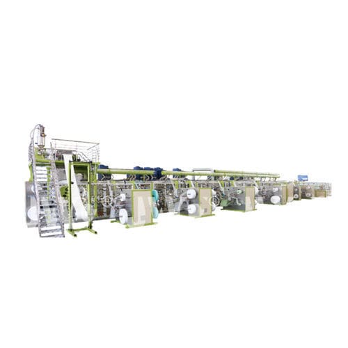 Linha de produção de fraldas - JWC-LLK700-SV-H - Jiangsu Jwc Machinery Co., Ltd. - automática / de alta velocidade / para a indústria automotiva