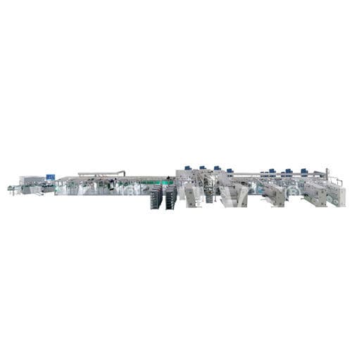 Linha de produção de fraldas - JWC-LKC-KHJQK-SV400 - Jiangsu Jwc Machinery Co., Ltd. - automática / contínua / para a indústria automotiva