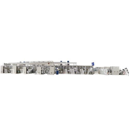Linha de produção de fraldas - JWC-KBD-SV1800 - Jiangsu Jwc Machinery Co., Ltd. - automática / para a indústria automotiva