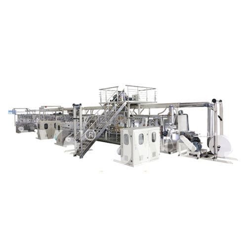 Linha de produção de fraldas - JWC-KBD-CF-SV - Jiangsu Jwc Machinery Co., Ltd. - automática / para a indústria automotiva