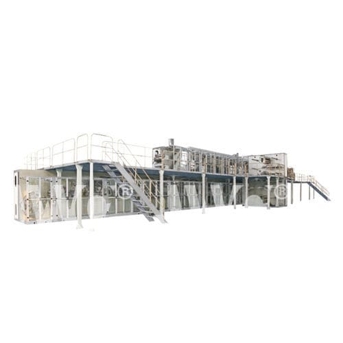 Linha de produção de fraldas - JWC-LKC-JQK-SV400 - Jiangsu Jwc Machinery Co., Ltd. - automática / contínua / para a indústria automotiva