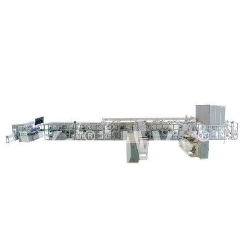 Linha de produção de fraldas - JWC-CFD350-SV - Jiangsu Jwc Machinery Co., Ltd. - automática / por dobramento / para a indústria automotiva