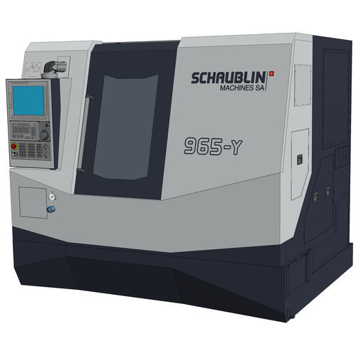 Torno CNC - 965-Y - SCHAUBLIN MACHINES - de 3 eixos / rígido / A2-6