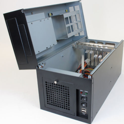 Gabinete de PC 1U - 606-B - Adek Technical Sales - compacto / 6 instalações / de backplane