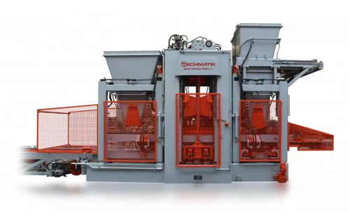 Máquina de fabricação de blocos em concreto - SHP 5000 PRO C - Techmatik - automática