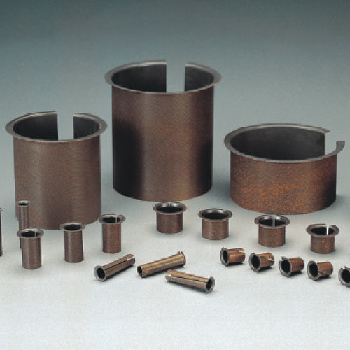 Mancal liso cilíndrico - CSB-F series - Zhejiang Changsheng Sliding Bearing Co., Ltd. - flangeado / metálico / em bronze