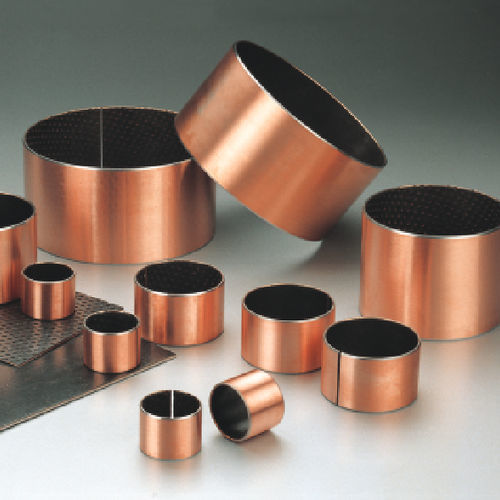 Mancal liso cilíndrico - CSB-22 - Zhejiang Changsheng Sliding Bearing Co., Ltd. - em aço-carbono / em bronze sinterizado / em PVDF