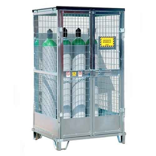 Armário de acondicionamento - PBO 11 CBZ - Justrite Italia SRL - de piso / de porta / em aço