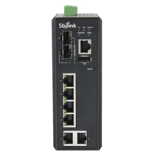 Switch de rede gerenciável - RPT-2008G-X4 - Sbjlink/Subject Link Inc. - 8 portas / de nível 2 / Gigabit Ethernet