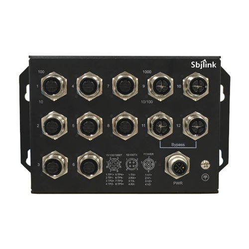Switch de rede não gerenciável - RPT-M1012-4G-T-X2 - Sbjlink/Subject Link Inc. - 12 portas / 10/100BaseT(X) / Gigabit Ethernet