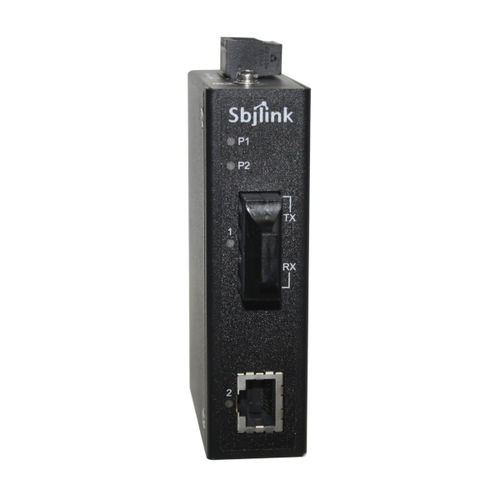 Conversor industrial - HNT-1401FM/FS-T-X6R - Sbjlink/Subject Link Inc. - multimédia / Ethernet média / Ethernet para fibra óptica