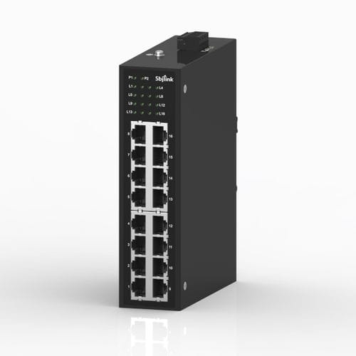 Switch de rede industrial - RPT-1016G-T-X6R - Sbjlink/Subject Link Inc. - não gerenciável / 16 portas / Gigabit