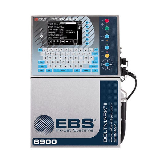Máquina de marcação por jato de tinta contínuo - EBS-6900 - EBS Ink Jet Systeme GmbH - para metais / de materiais plásticos / para alumínio
