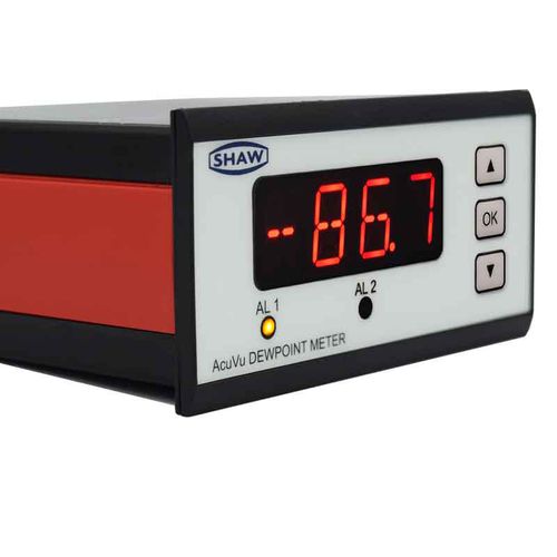 Higrômetro para ar comprimido - AcuVu - Shaw Moisture Meters - industrial / para gás / com display LED