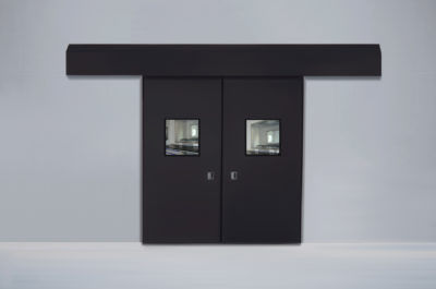Porta de correr - 61000 - TMI, LLC - em aço inoxidável / em aço / de fibra de vidro