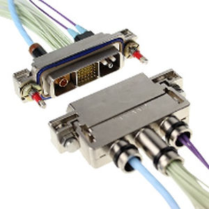 Conector de dados - 1900SIM series - Amphenol - retangular / em termoplástico / em silicone