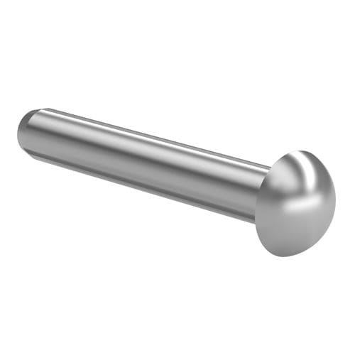 Pino com cabeça - ISO 8746  - Lederer - ranhurado / em aço inoxidável / de segurança