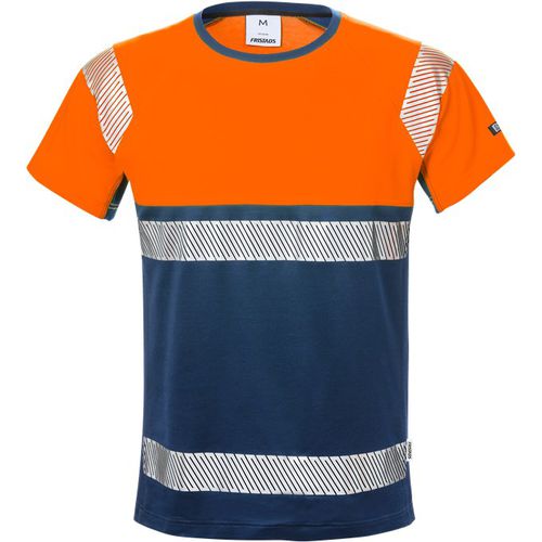 Camiseta de trabalho - 129511-271 - Fristads - de alta visibilidade / em algodão / em poliéster