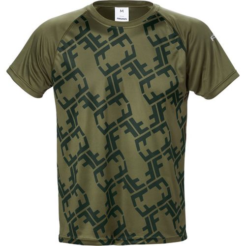 Camiseta de trabalho - 129472-740 - Fristads - resistente à abrasão / em poliéster / verde